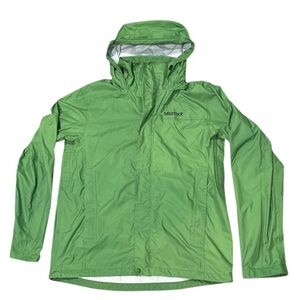 Mens Marmot Green Hooded Jacket - medium